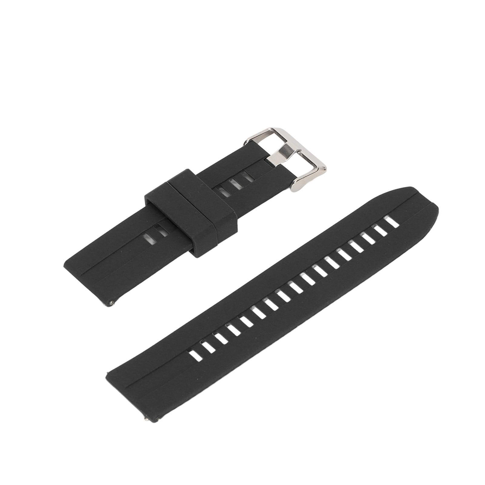 

Watch Band Strap 22mm Universal Quick Release Silicone Accessory for Realme Watch 2Blue чёрный