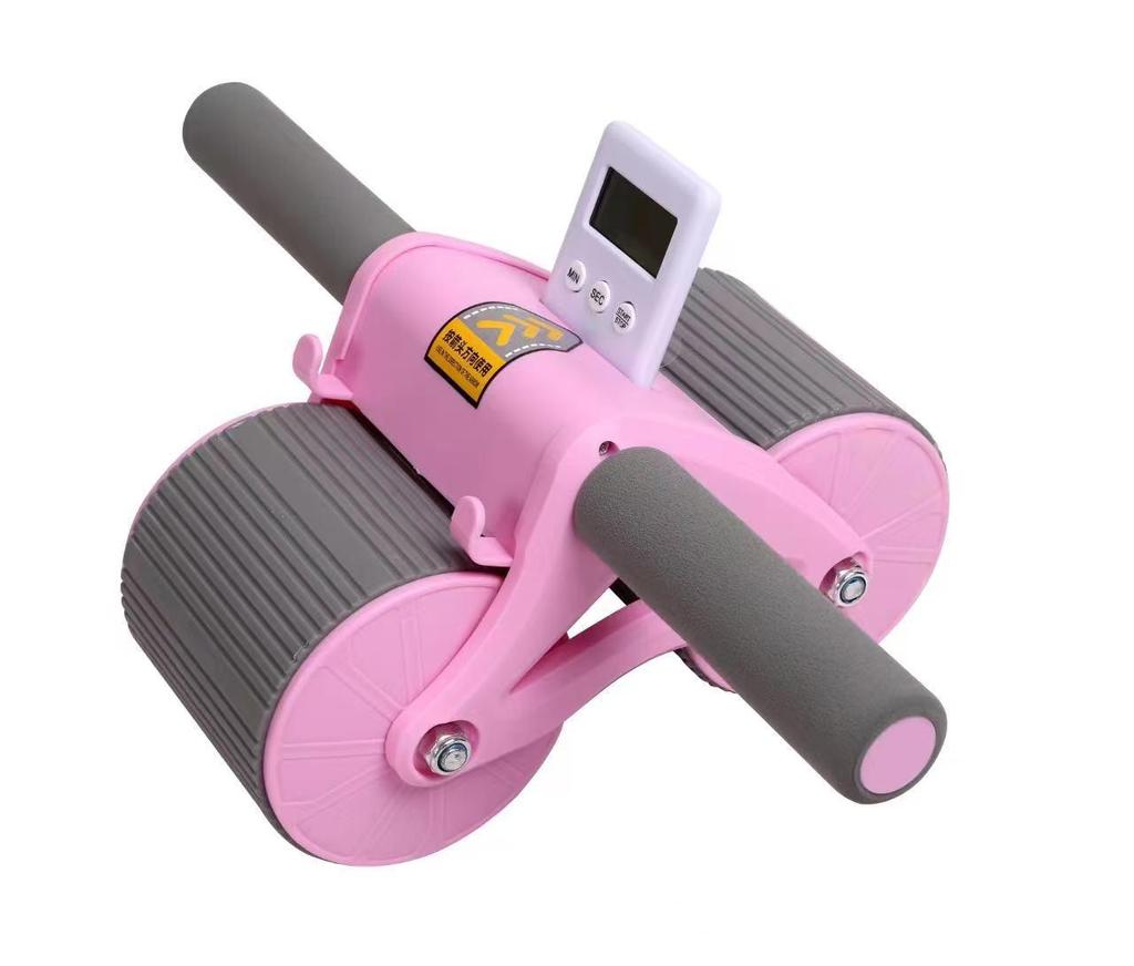 Automatic Rebound Ab Wheel Roller for Abdominal and Elbow Plank Training at Home