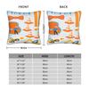 Pillow Case Cartoon B-Blippiing Soft Pillow Cover For Living Room Chair Retro Trendy Pillowcases