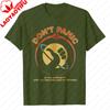 Retro Hitchhikers Guide To The Galaxy Graphic Tee 42 Answer To Life The Universe and Everything Dont Panic Casual TShirts
