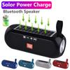 Solar Radio FM Radio MP3 Outdoor Portable Wireless Bluetooth Speaker Music Sound Box Subwoofer Bass Aux Hifi Stereo Mp3
