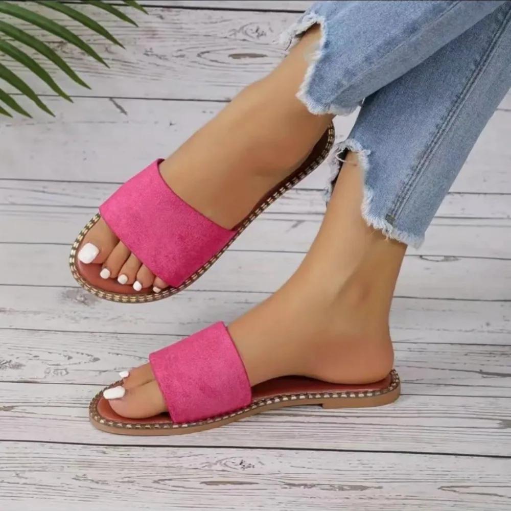 Дизайнерская обувь Летние сабо Женские тапочки Большие размеры Шлепанцы Пляжные роскошные — фото 7