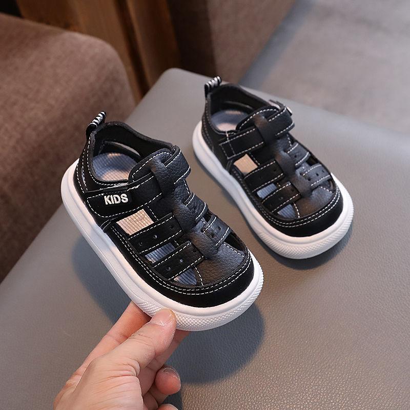 

Летняя обувь для малышей с мягкой подошвой: Универсальная детская обувь Anti-Kick для мальчиков и девочек 25/ inner length 15.5cm чёрный