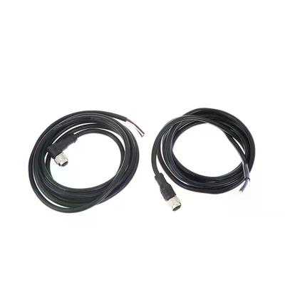 2/5Meters Aviation Plug Lead 4-pin Air Plug Cable With Straight Or Bend Female Head Used For M12 M18 Inductive Proximity Sensor