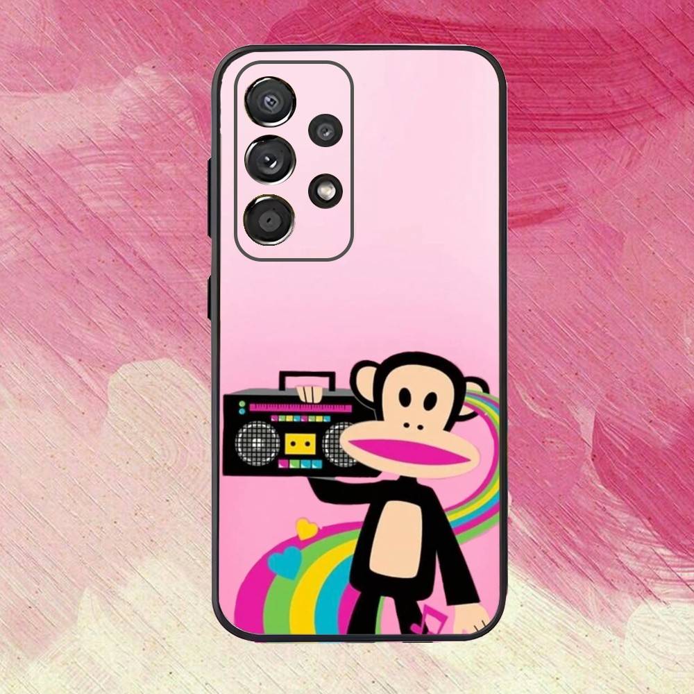 

P-Paul bigmouth F-Frank-PF Phone Case For Samsung S25,S24,S21,S22,S23,S30,Ultra,S20,Plus,Fe,Lite,Note,10,Black Cover Samsung S30plus5G