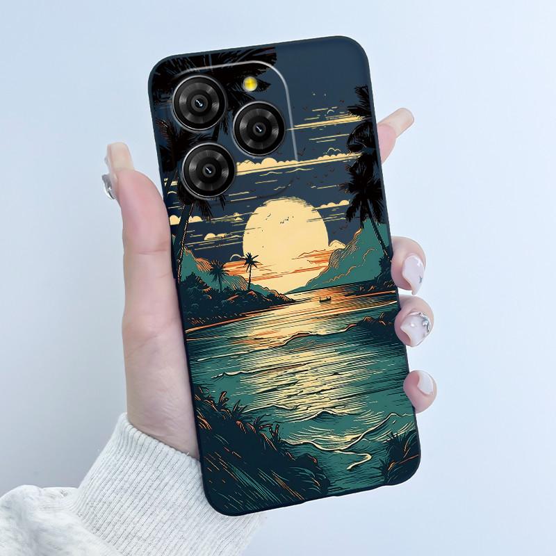 For Blackview Shark 9 5G Case Cute Funny Love Heart Rabbit Soft Silicone Protective Back Cover For Black View Shark 9 Phone Case