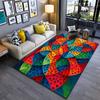 Multicolor Geometric Pattern Carpet with Modern Artistic Design Suitable for Use As an Anti-slip for Living Room Bedroom Sofas
