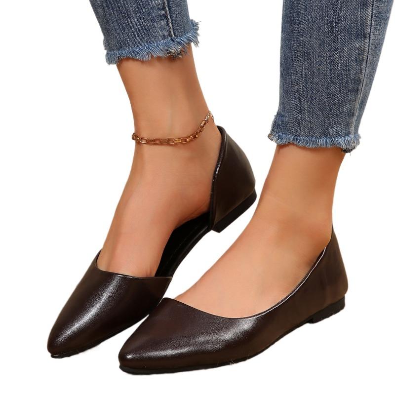 Fashion Women Flats Pointed Toe Shoes Fashion Loafers Summer New Sandals 2025 Casual Sport Sneakers Woman Shallow Walking Cozy Zapatos