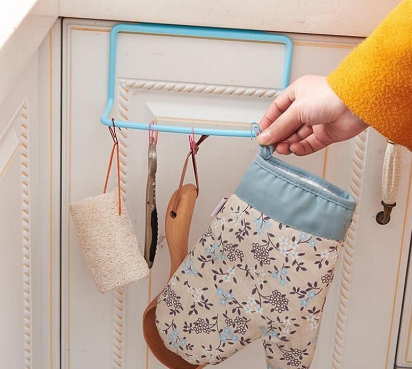 Towel Rack Bar Hanging Holder Rail Organizer Bathroom Kitchen Cabinet Cupboard Hanger Shelf