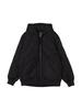 Ships TAION Men's Custom-Made Handwashable Military Quilted Double-Zip Down Parka, Black, Size M (714670010)