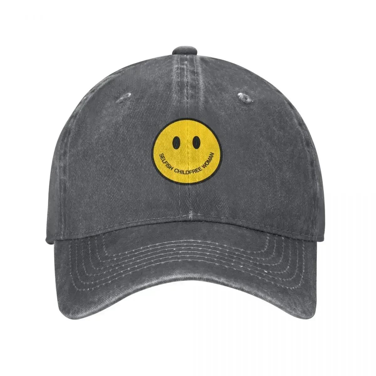 Selfish Childfree Women Baseball Cap Sun Hat Birthday New In The Hat Luxury Caps Womens Beach Visor Unisexs