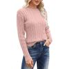 Women's Fashion Crew-neck Long-sleeved Casual Loose Pullover Sweater