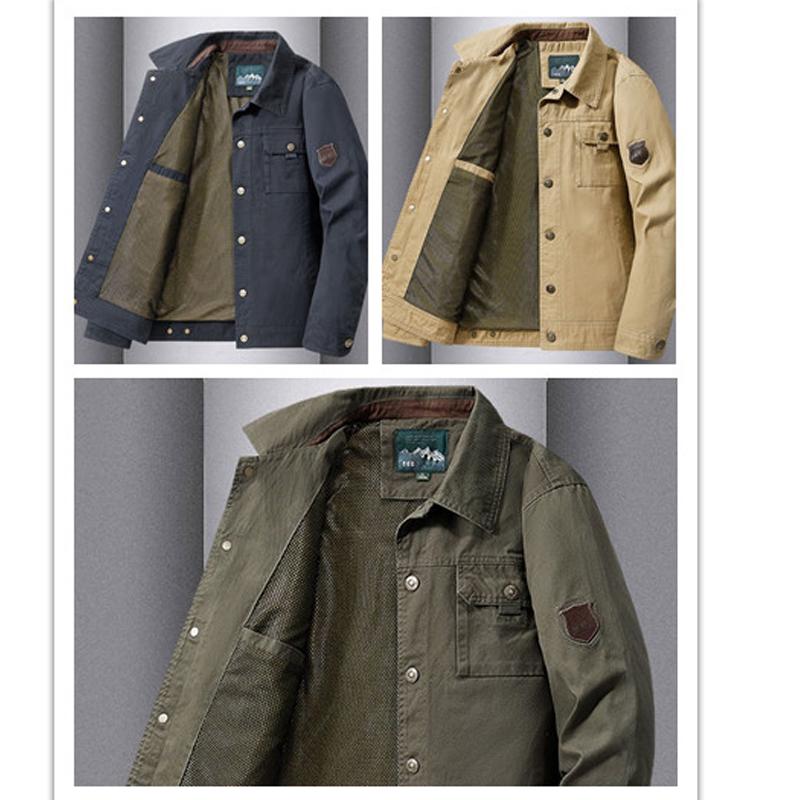 Men Cotton Windbreaker Bomber Coat Military Men's Tactics Jackets Man Cargo Casual Jacket Mens Clothes Spring Autumn Jacket