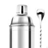 Cocktail Shaker Drink Mixing Spoon Professional Measuring Jigger Bartender Tools Stainless