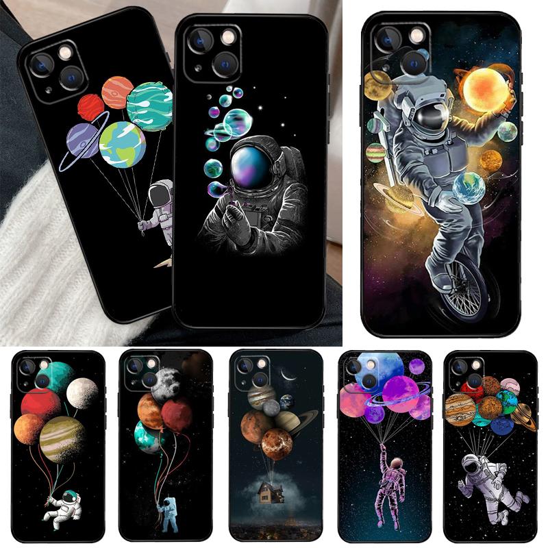 Astronaut Stars Space Planets Case For Samsung Galaxy M14 M12 M11 M13 M15 M06 M16 M36 M56 M31 M53 M32 M52 M35 M55 M34 M54