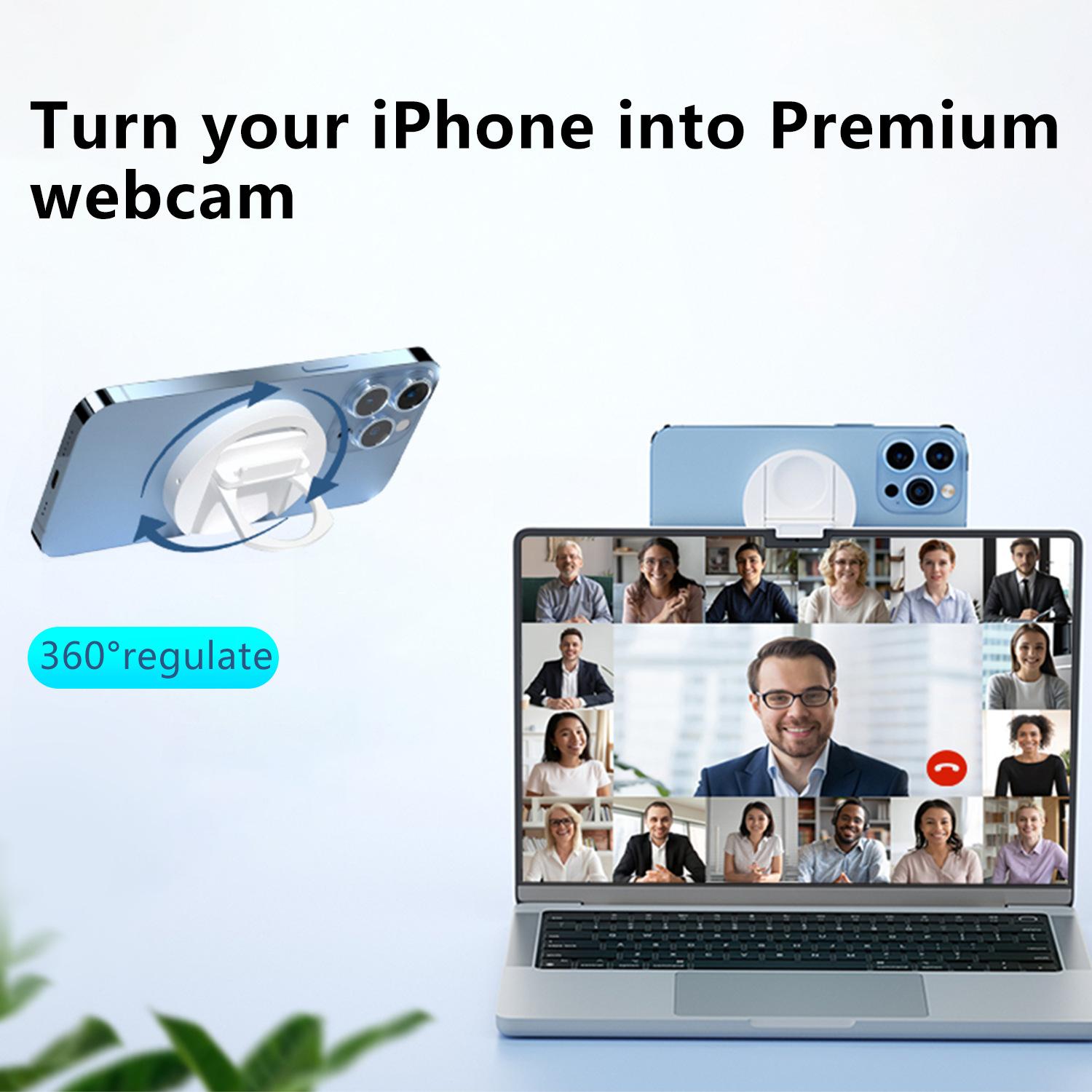 

S4 Phone Ring Holder Magnetic Stand Continuity Camera Mount for iOS 16/macOS Ventura