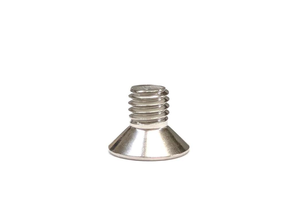 Stainless steel flat head machine screws [M5x8] (10 pieces)