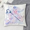 white lily cookie Doublesided Printed Square Decorative Cushion Cover for Sofa Living Room Home Decor
