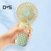 Ręczny wentylator elektryczny o niskim poziomie hałasu, przełącznik z jednym przyciskiem, ładowany na USB, przyjazny w podróży wentylator, przenośny klimatyzator osobisty
