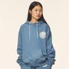 Odd Dot Unisex Circle Logo Oversized Fleece Hoodie (Sky Blue)