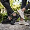 Men's Waterproof Hiking Shoes Outdoor Couple Hiking Shoes Fashionable and Versatile Lightweight and Casual Sports Shoes