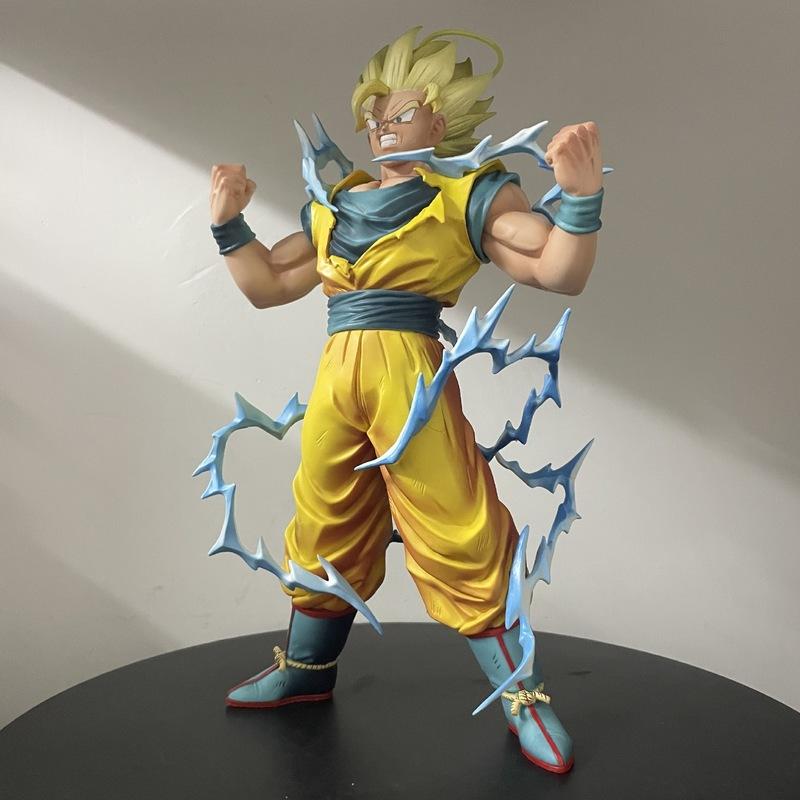 31cm Anime Dragon Ball Z Action Figure LK DBZ SSJ Son Goku Figurine Super Saiyan Model Collection GK Statue Doll Ornaments Toys