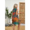 Spring/Summer Printed Tank Top Loose Pocket Dress for Women