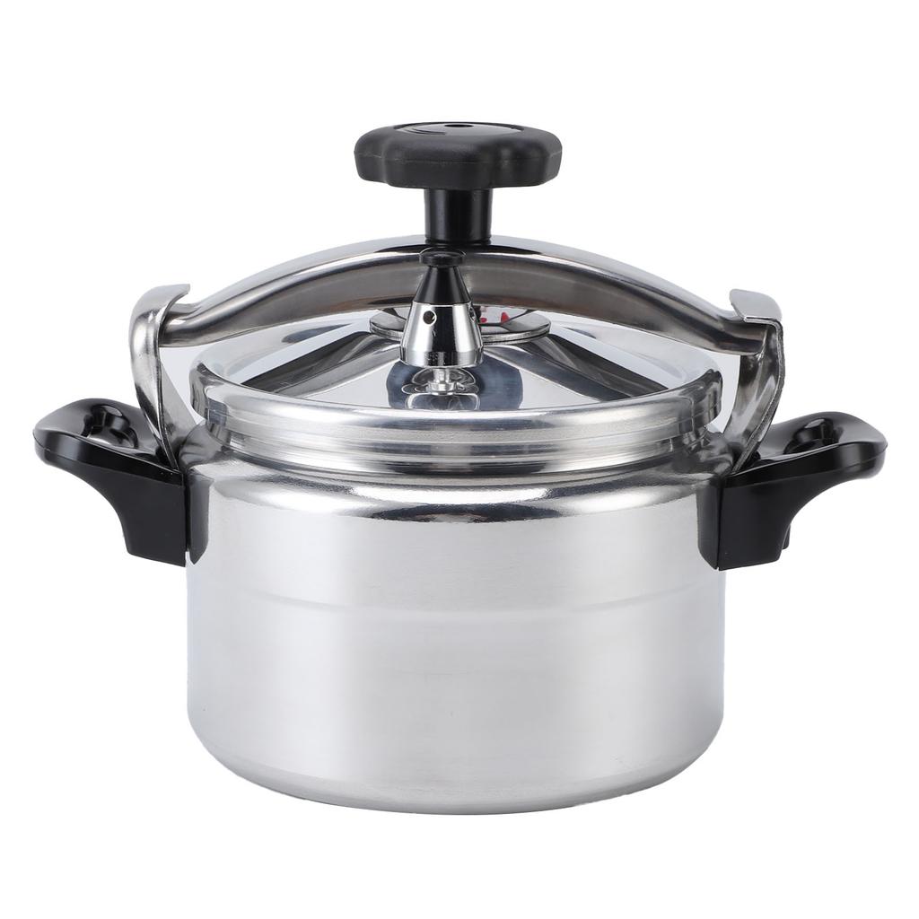Pressure Cooker Compound Bottom Easy to Open and Close Aluminium Pressure Canner for Gas Cooktops Flat Top Cooktops
