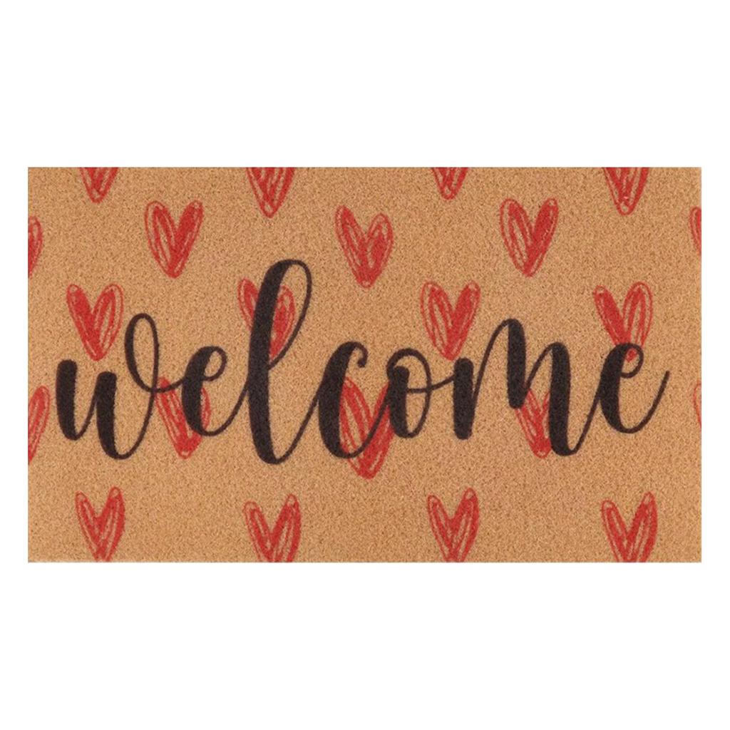 Valentine's Day Love  Door Mat, Entrance Mat,  Floor Mat, Carpet