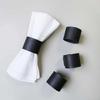 Set Of 6 PU Leather Napkin Rings Napkin Holders Elegant Dinner Table Decoration for Weddings Tableware Accessories