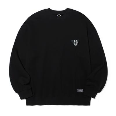 EIGHTVOLUME Ev T Patch Oversized Sweatshirt (Black)