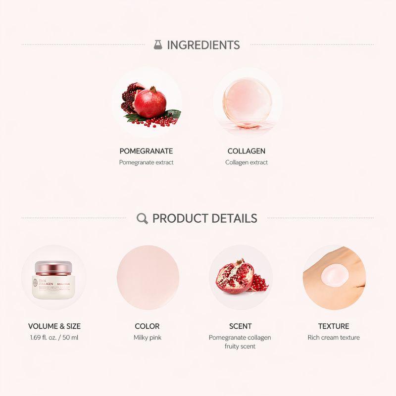 The Face Shop Pomegranate & Collagen Volume Lifting Eye Cream 50ml