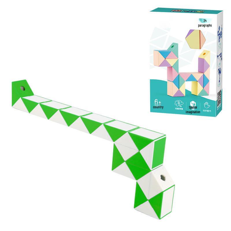 Macaron Magic Cube Set: 24, 36, 48, 60, 72 Sections - Children's Educational Toy Ruler