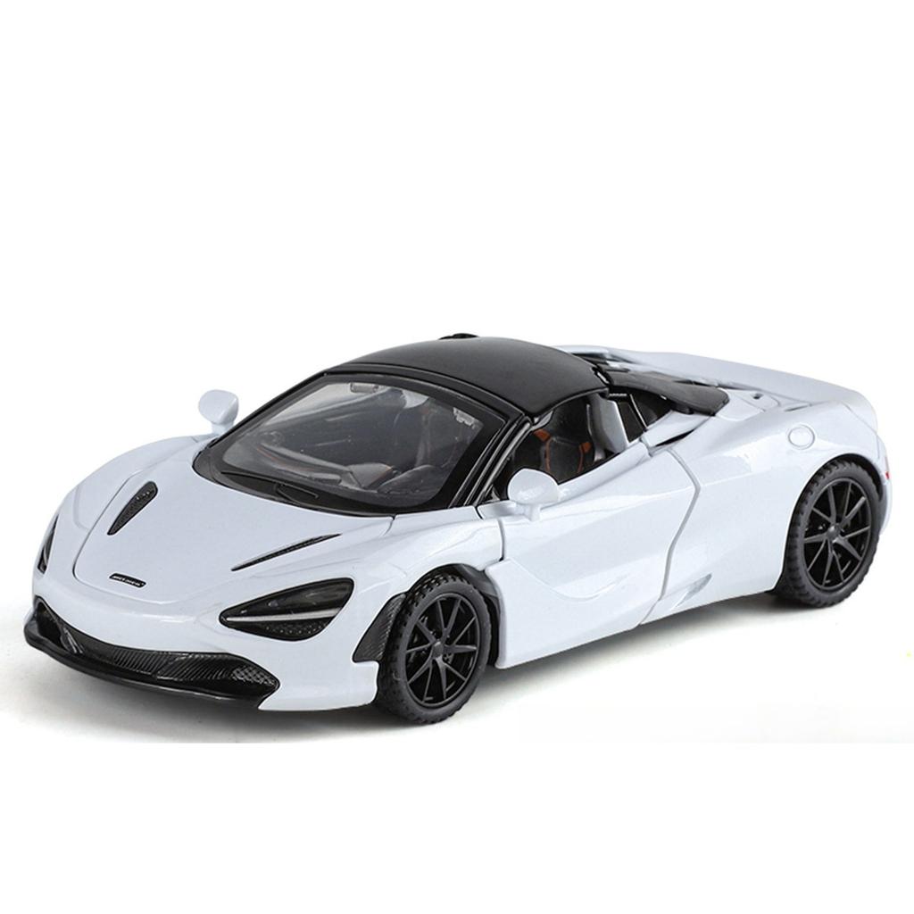 Alloy Die-cast 1/32 McLaren 720S Convertible Sports Car, Bring Back Children's Toy Cars, Desktop Ornaments, Boys' Gifts