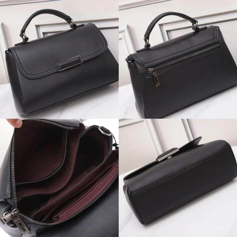 Female Genuine Leather High Quality Shoulder Bag, Ladies' Retro Fashi Crossbody Bag, Classic Practical Women's Handbag