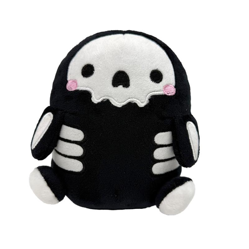Kreepy Kuties Bony Plush Toy Cute Skeleton Ghost Stuffed Doll Soft Horror Character Plushie Halloween Decor Ornament Birthday Gift For Fans Collection