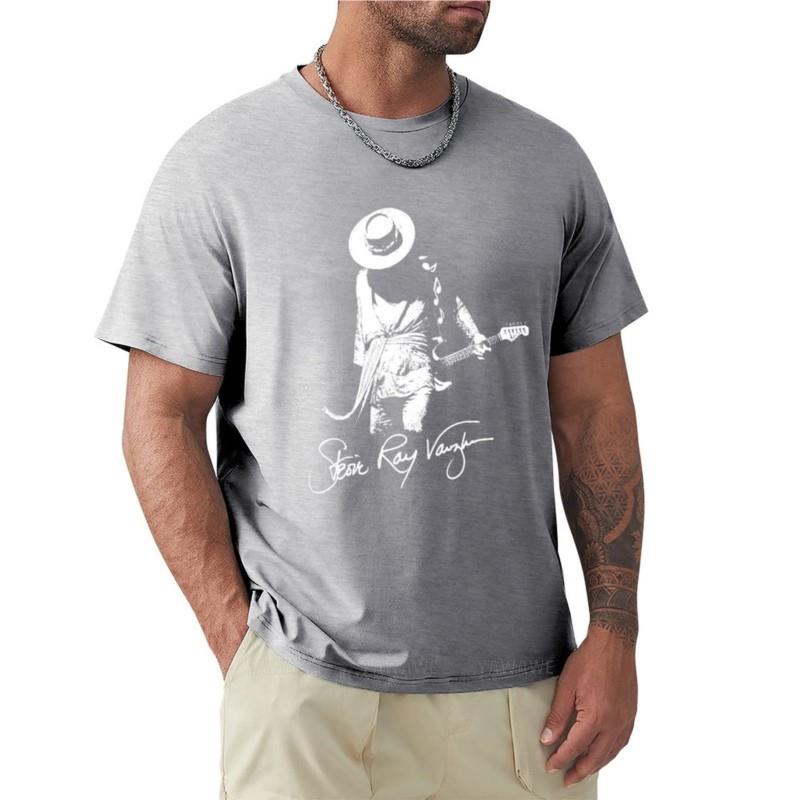 Cotton Tshirt Mens Srv Vintage Stevie Ray Vaughan Gifts For Fans Tshirt Korean Fashion Cute Tops T Shirt For Men Men Tshirts