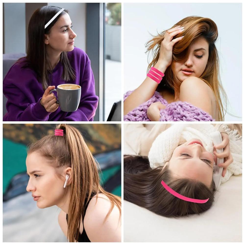 1/12pc Thin Elastic Non-Slip Headbands for Multi-Sport: Running Cycling Basketball Soccer Gym Tennis Hiking Volleyball Sweatband