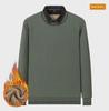 Dongyu Men's Two-in-One Long-Sleeved Knit Sweater: Autumn/Winter Casual Shirt with Collar