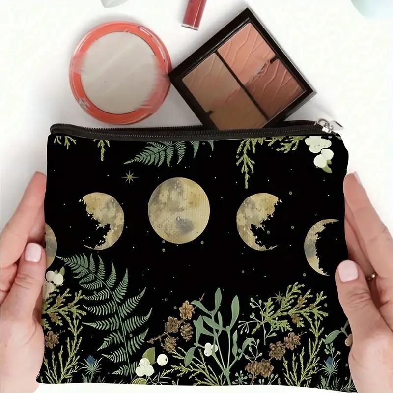 Printed Makeup Bag With Large Capacity Storage Bag