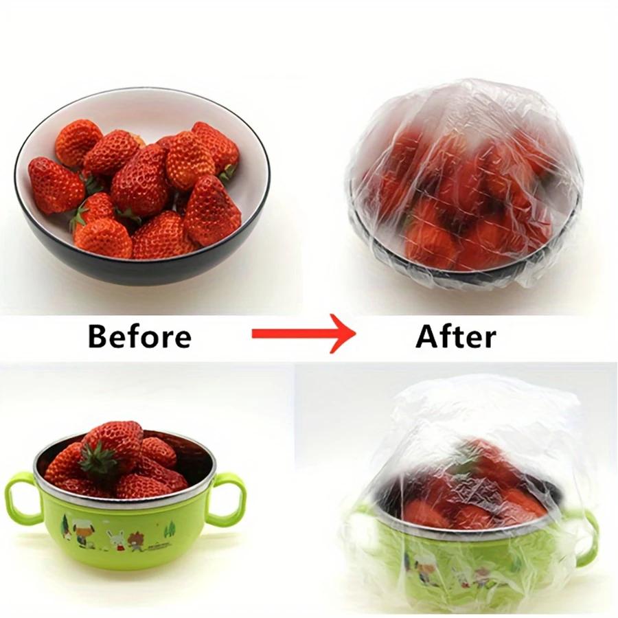 Reusable Disposable Food Cover Plastic Wrap Durable Elastic Food Lids for Bowls Elastic Plate Covers For Kitchen Food Saver Bag