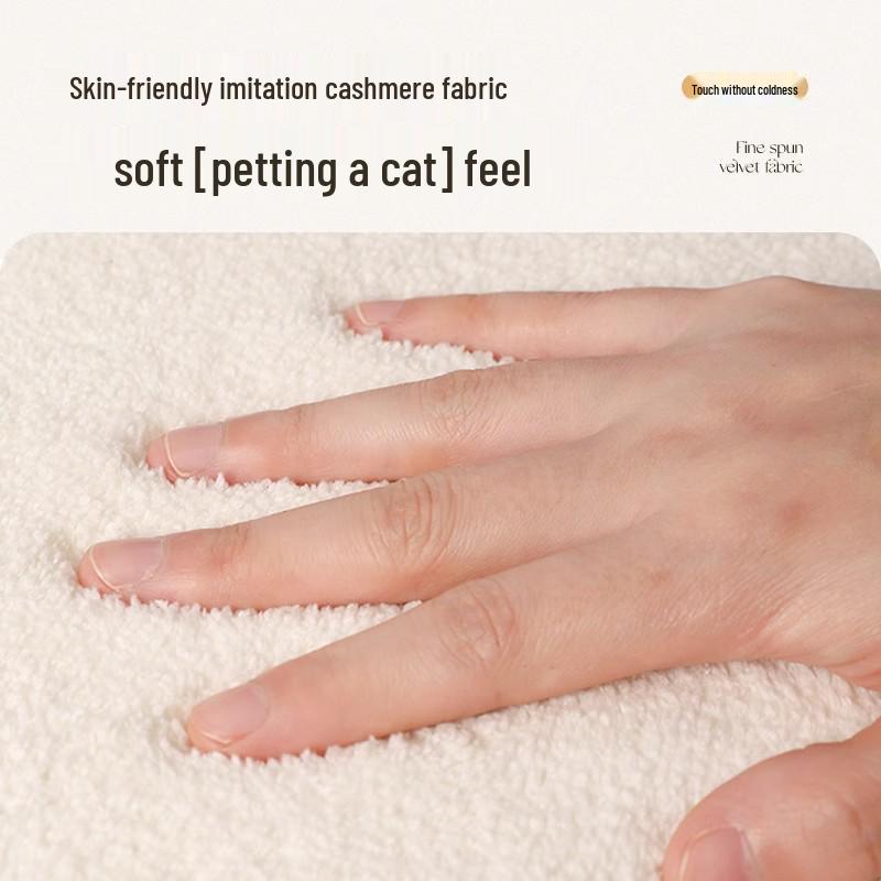 Cartoon Style Luxury Faux Cashmere Children's Floor Mat