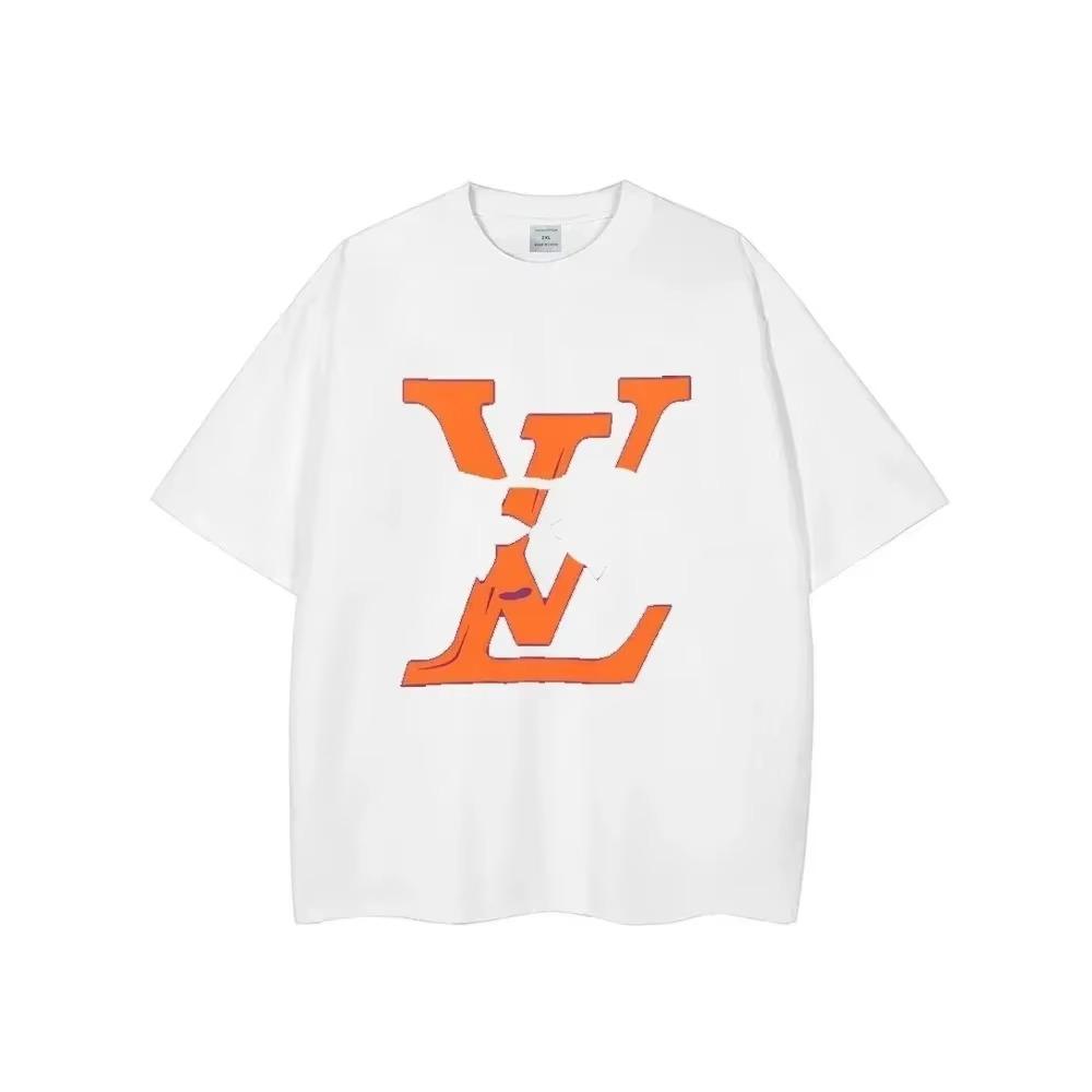 2024 Hochwertiges Luxus-T-Shirt Baumwolle Lässig Kurzarm T-Shirts Herren Damen Mode T-Shirt Kleidung Sommer Übergröße Marke Tops