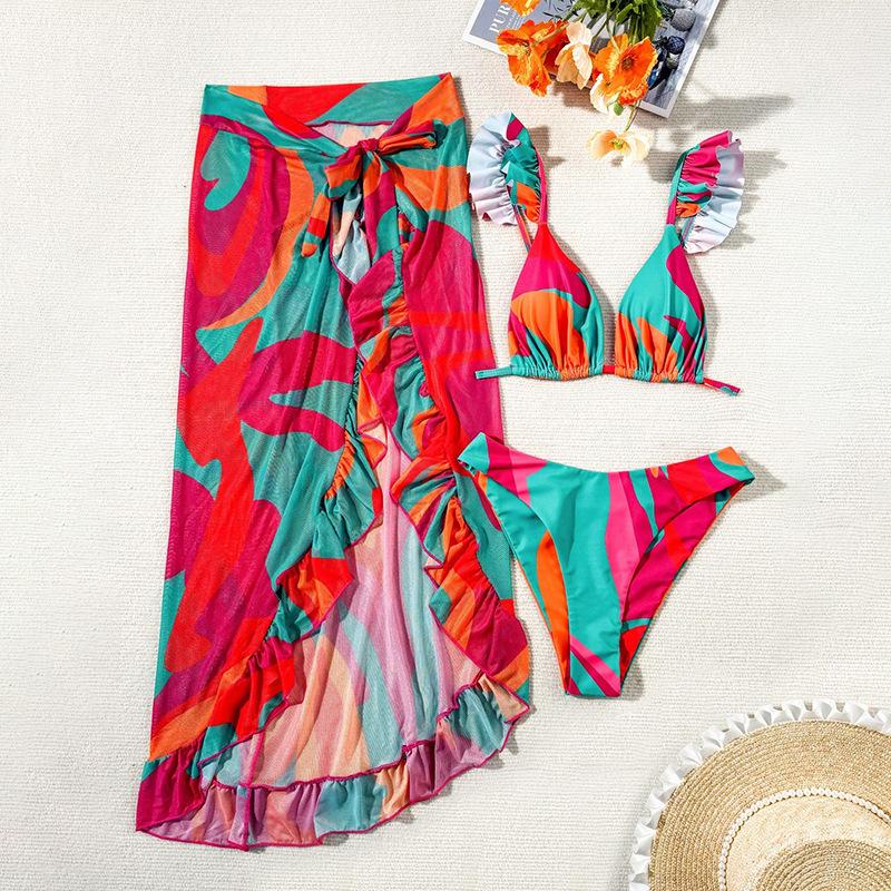 TS JYL-SW259 Bandeau Triangle Bikini, Two-Piece Wholesale Swimwear For Beach L