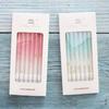 Ins Style Gradient Gold Dot Candle Birthday Romantic Party Pink Blue Boxed Pencil Long Pole Atmosphere Candle