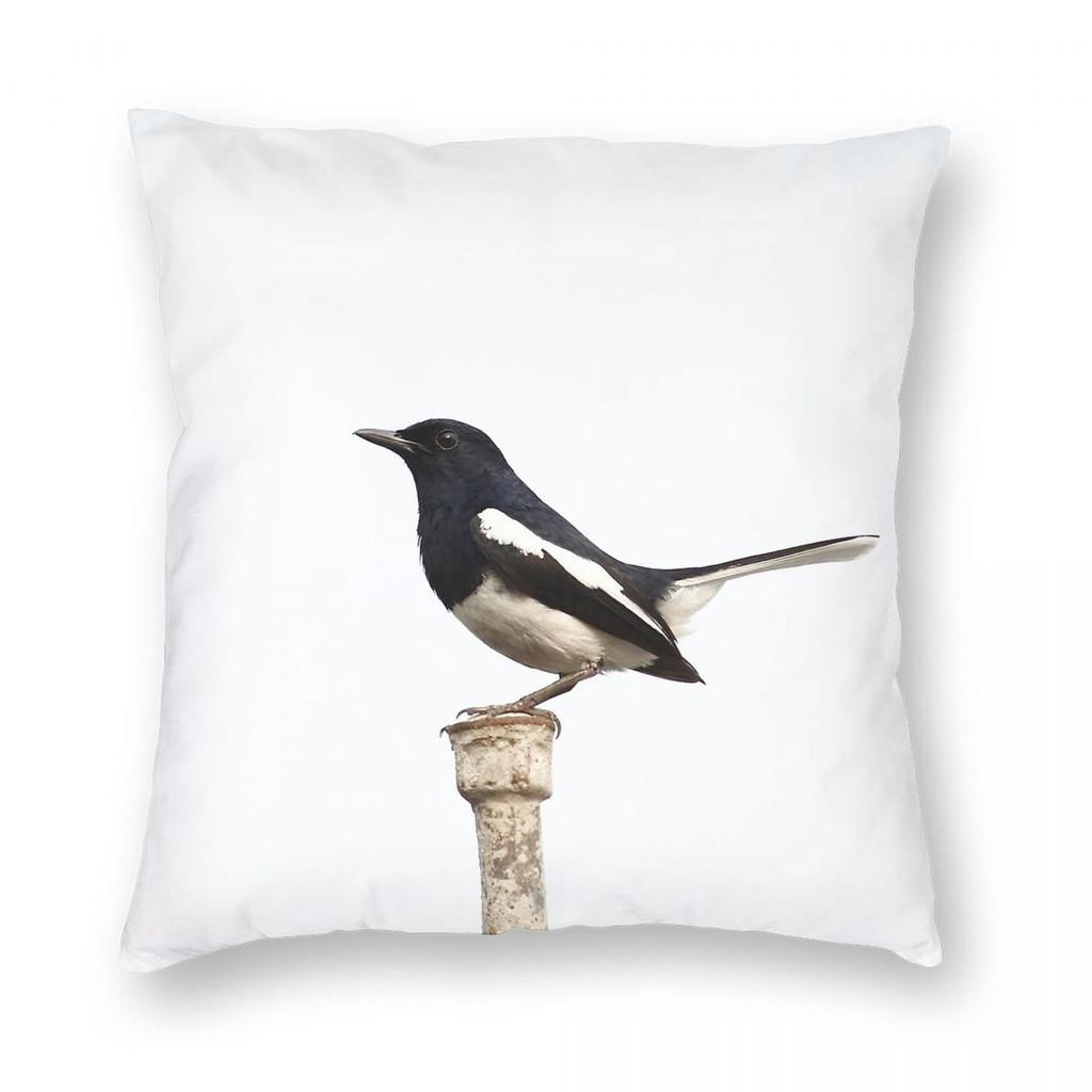 Eurasian Magpie Pillowcase Polyester Linen Velvet Printed Zip Decor Pillow Case Home Cushion Cover X