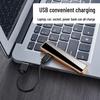 Rechargeable Ultra-Thin USB Lighter: Stylish, Silent, Mini, Portable, Men's Choice