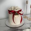 5Pcs/Set Of Circular Marked Acrylic Happy Birthday Cake Decoration Valentine'S Day Wedding Party Dessert Diy Decoration