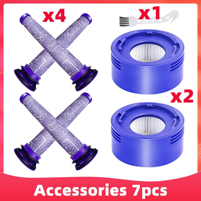 Pasuje do Dyson V7 V8 SV10 SV11 Motorhead Animal / Absolute Filtr wstępny Filtr końcowy Odkurzacz Części zamienne Akcesoria
