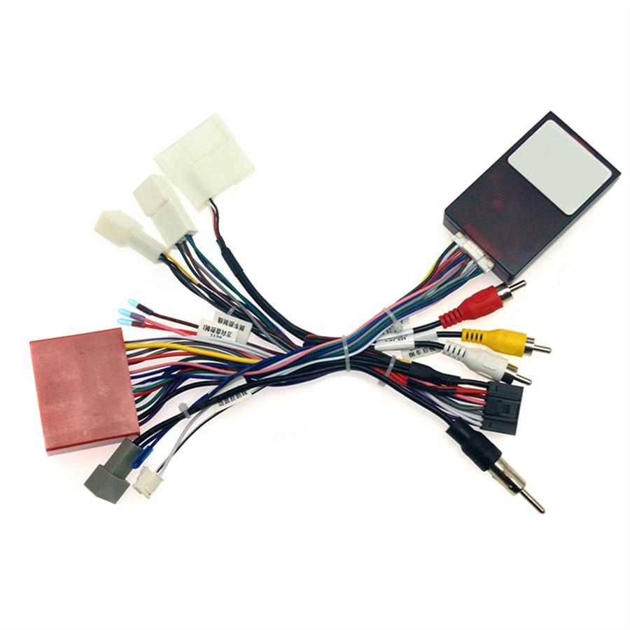 16 Pin Audio Wiring Harness With Canbus Box For Mazda 6 CX-5 Stereo Wire Adapter